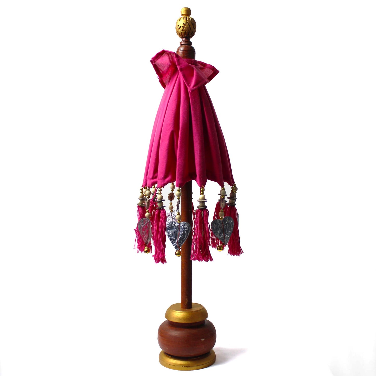 Parasol Bali Home Decor - Coton - Rose - 40 cm