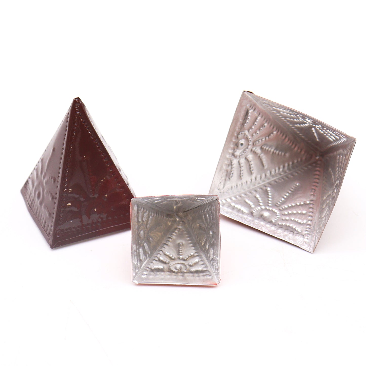 Ensemble de moules à encens en poudre – Marron clair, marron foncé, orange