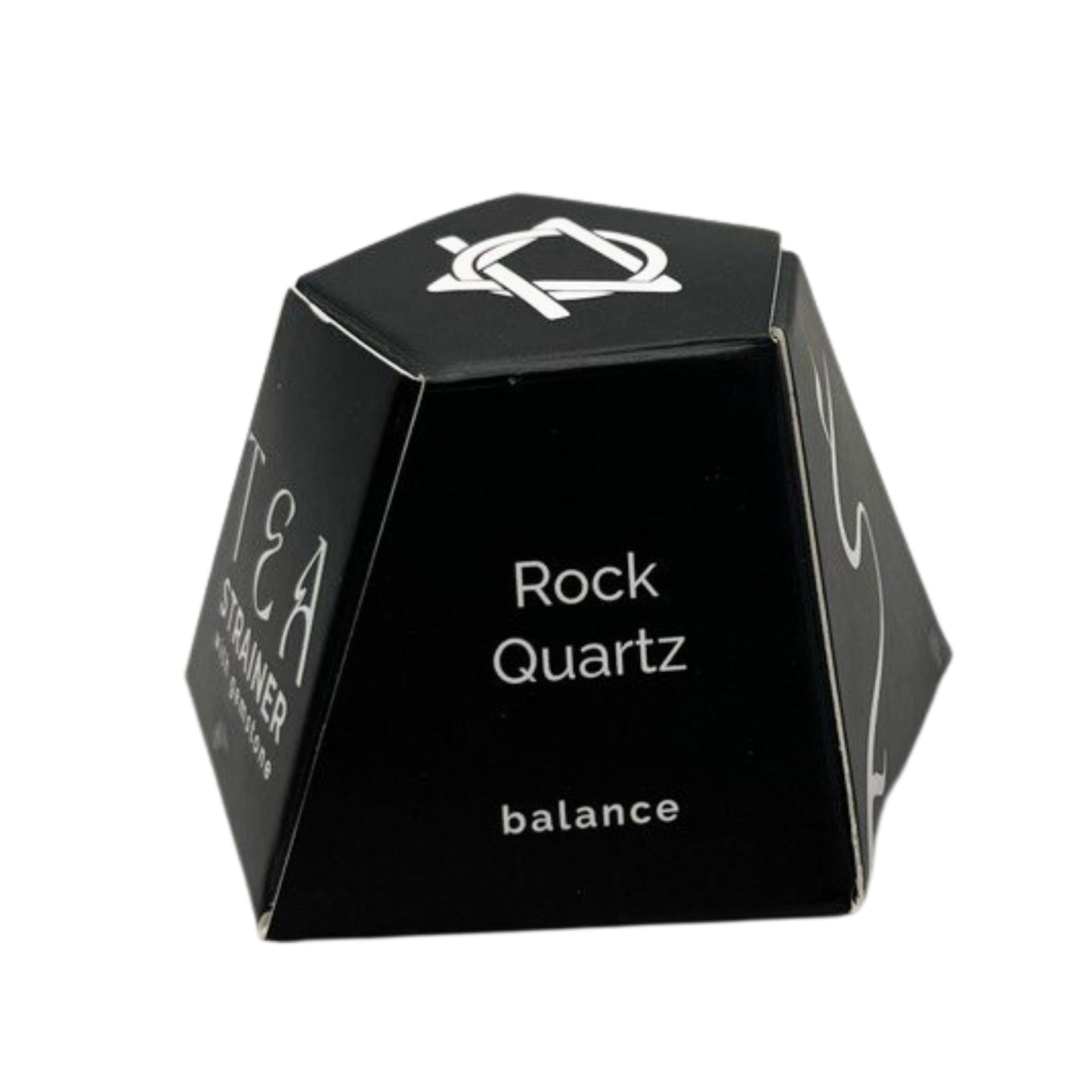 Passoire à thé en cristal brut – Quartz de roche