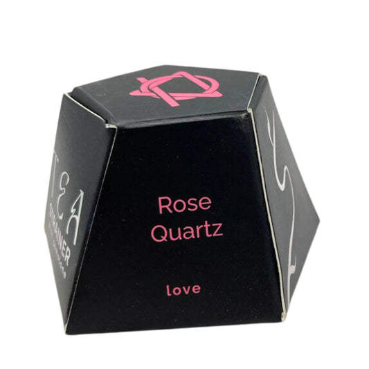 Passoire à thé en cristal brut – Quartz rose