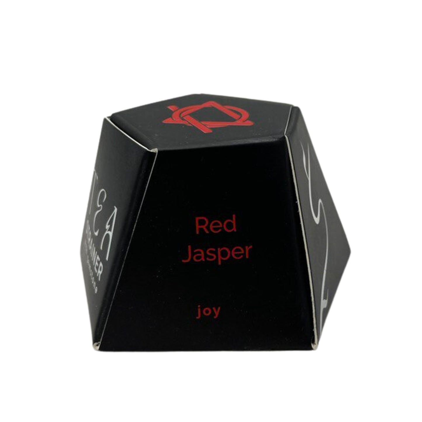 Passoire à thé en cristal brut – Jaspe rouge