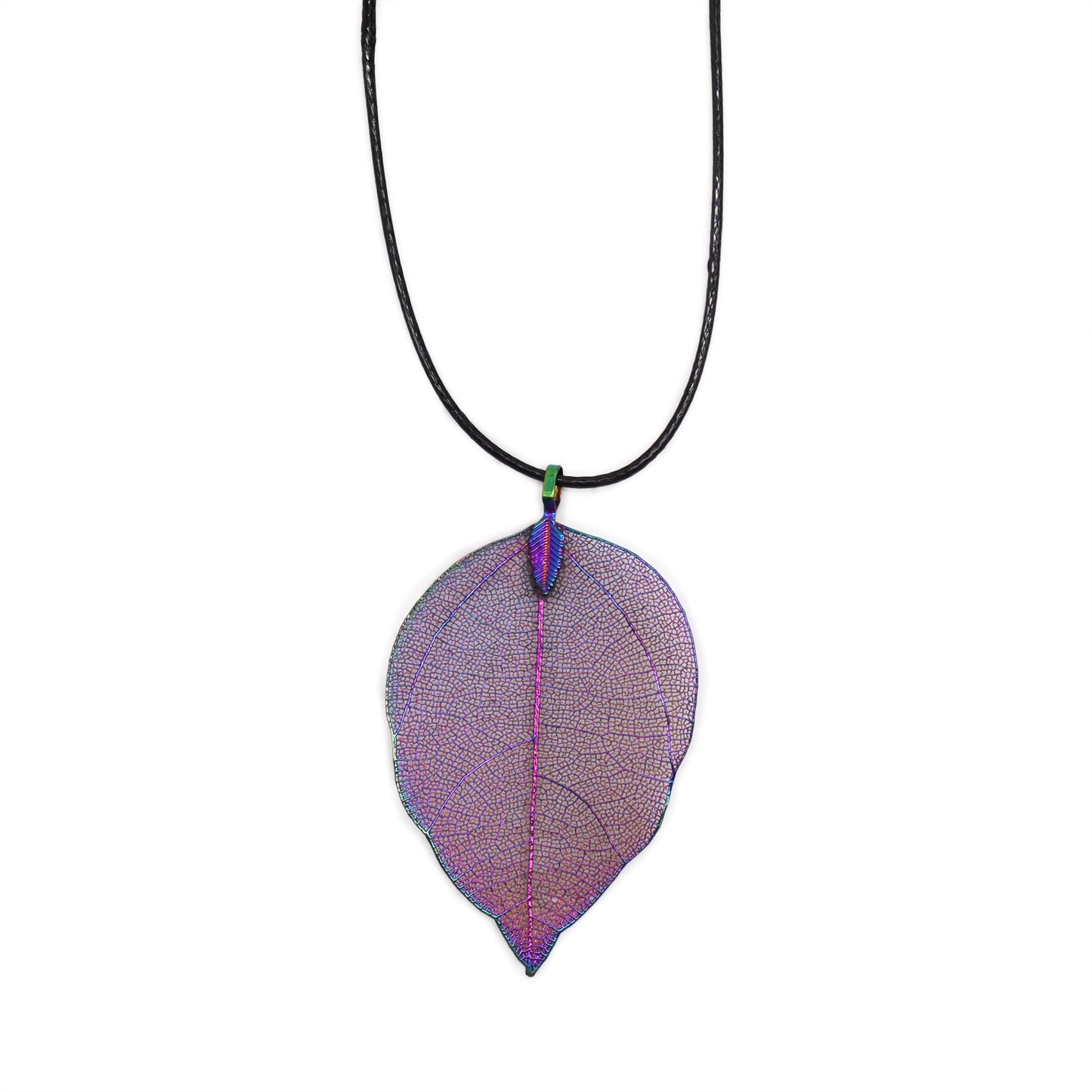 Collier - Feuille de Valeur - Multicolore