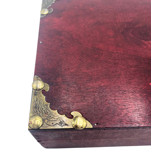 Coffret à thé / cadeau / panier - Tan