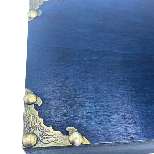 Coffret à thé / Cadeau / Panier - Bleu sarcelle