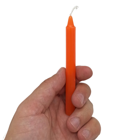 Bougies magiques Manifest (lot de 12) - Orange - Chakra sacré