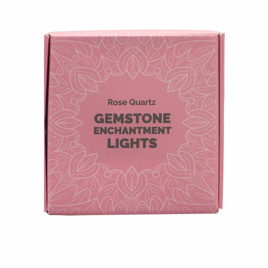 Lumières d'enchantement de pierres précieuses - Quartz rose