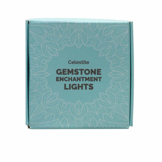Lumières d'enchantement de pierres précieuses - Célestite