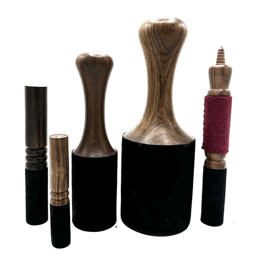Bâton en bois - 13 cm - Manche tube