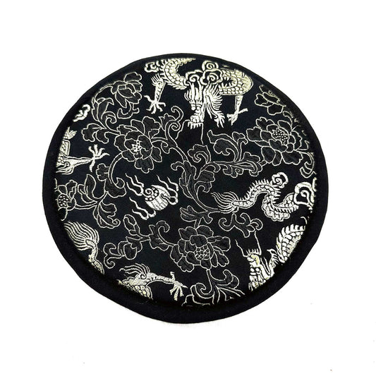 Coffret cadeau de bols chantants tibétains martelés et gravés à la main - 14 cm - Fleur de Vie