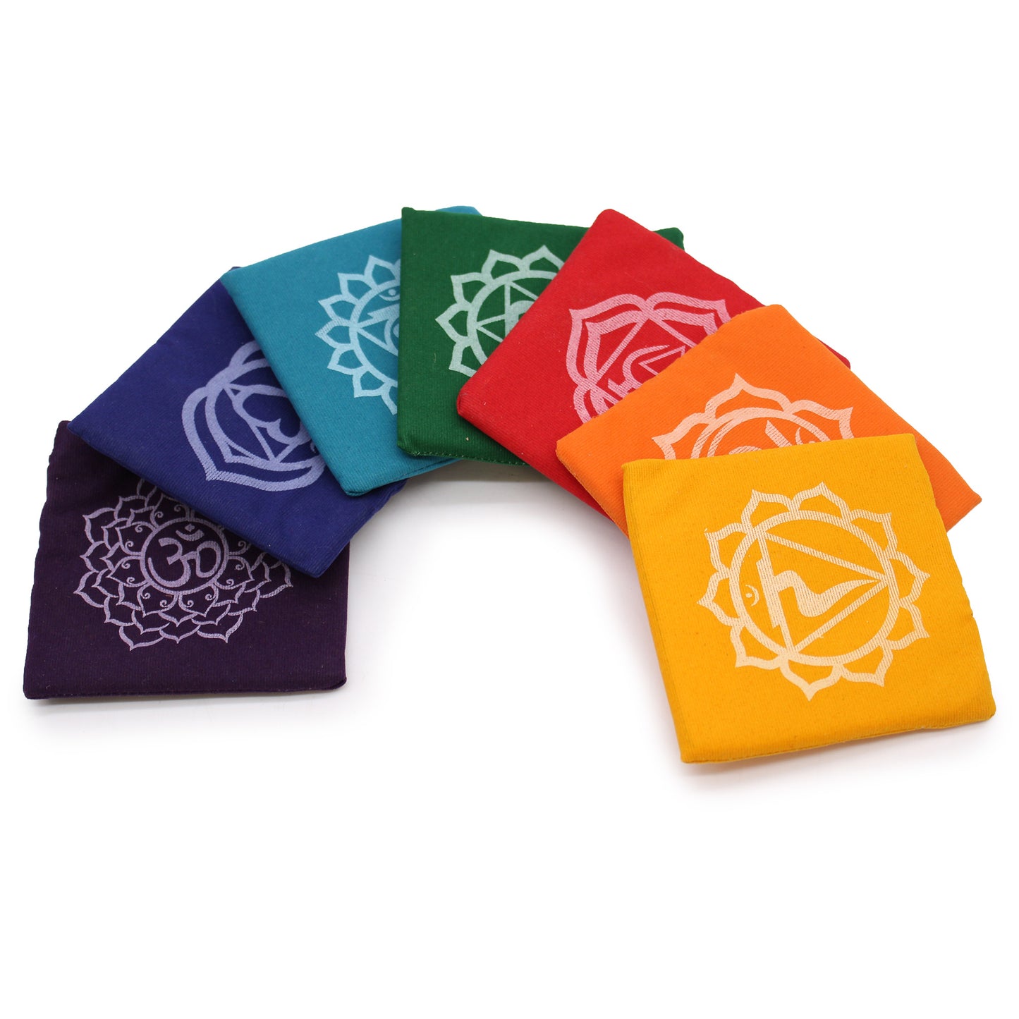 Coffret cadeau de bols chantants tibétains avec pyramide des chakras