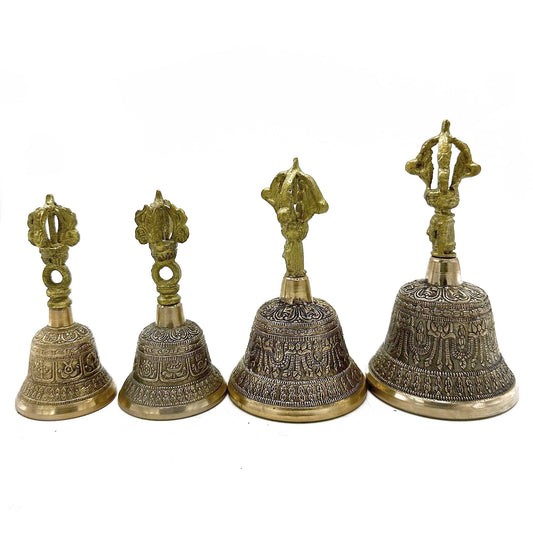 Grande cloche tibétaine Tingsha - 7,5x13 cm