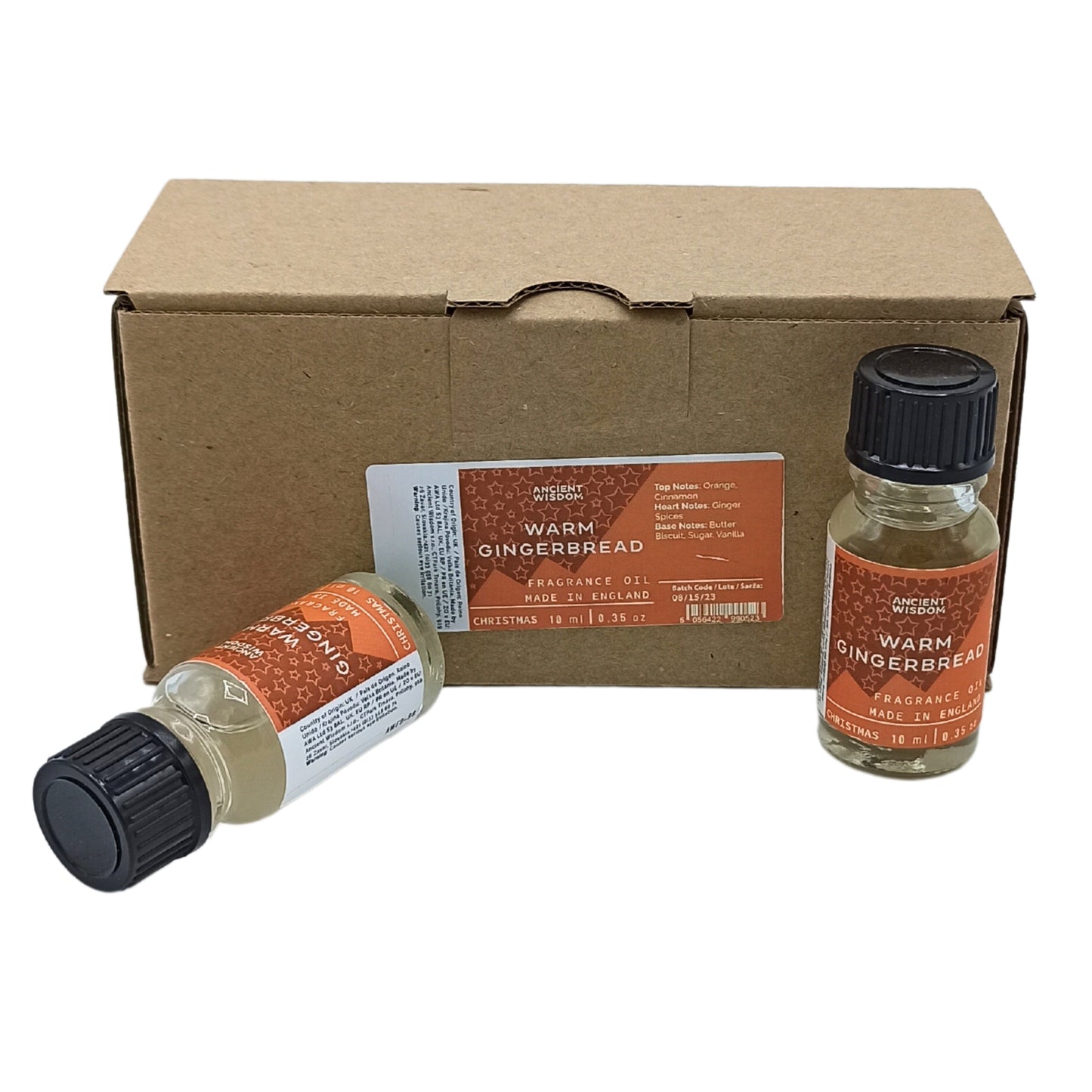 Huile parfumée 10 ml - Biscuit au pain d'épices chaud
