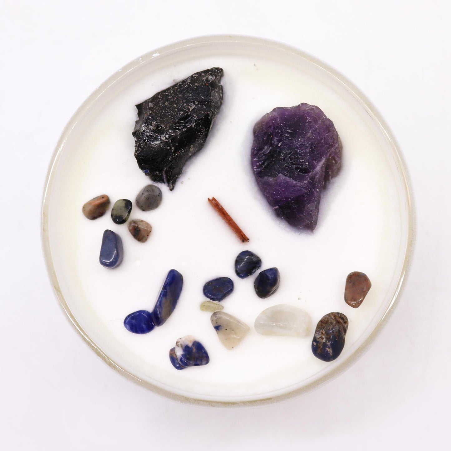 Bougies en cristal pour les chakras - Chakra du plexus solaire