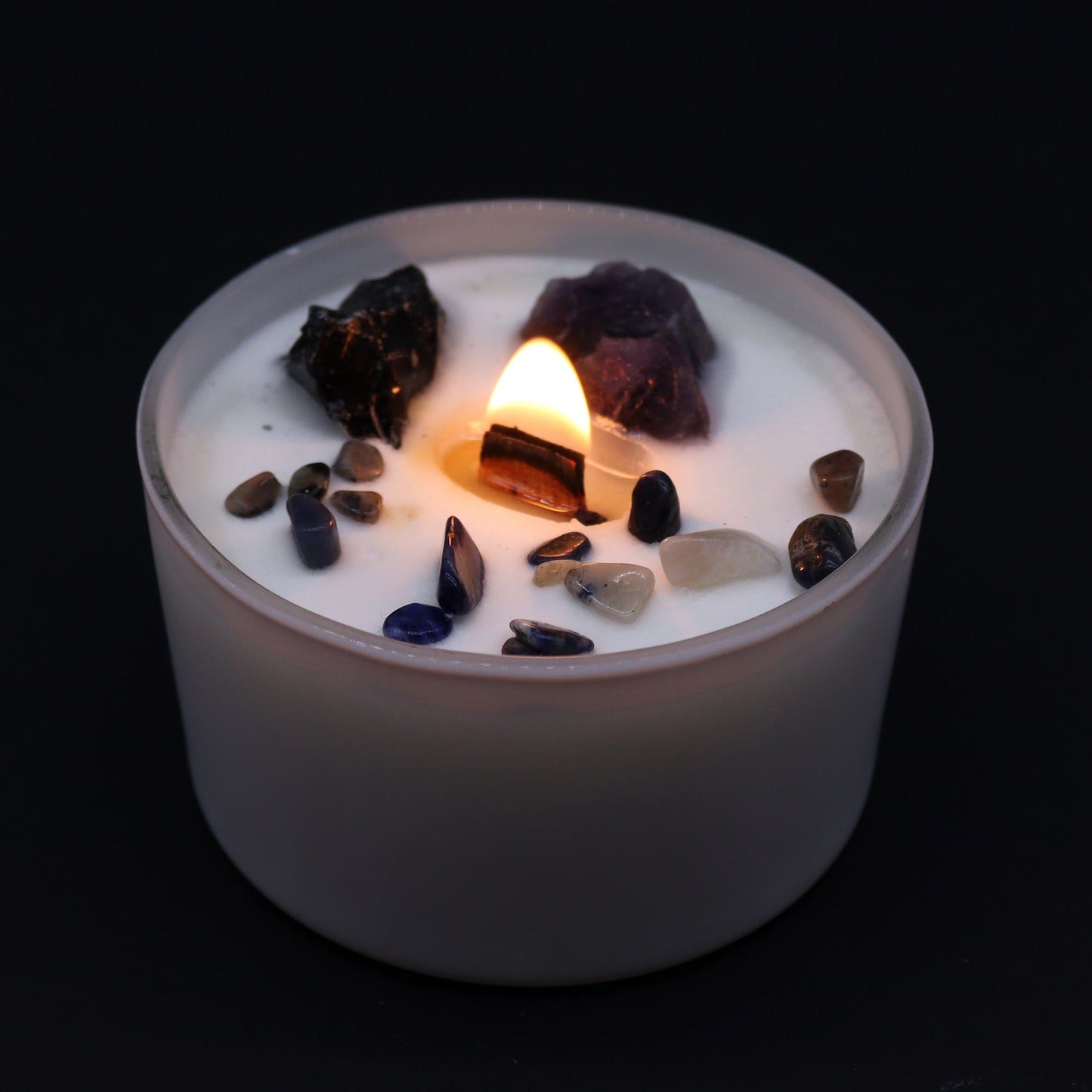 Bougies en cristal pour les chakras - Chakra du plexus solaire