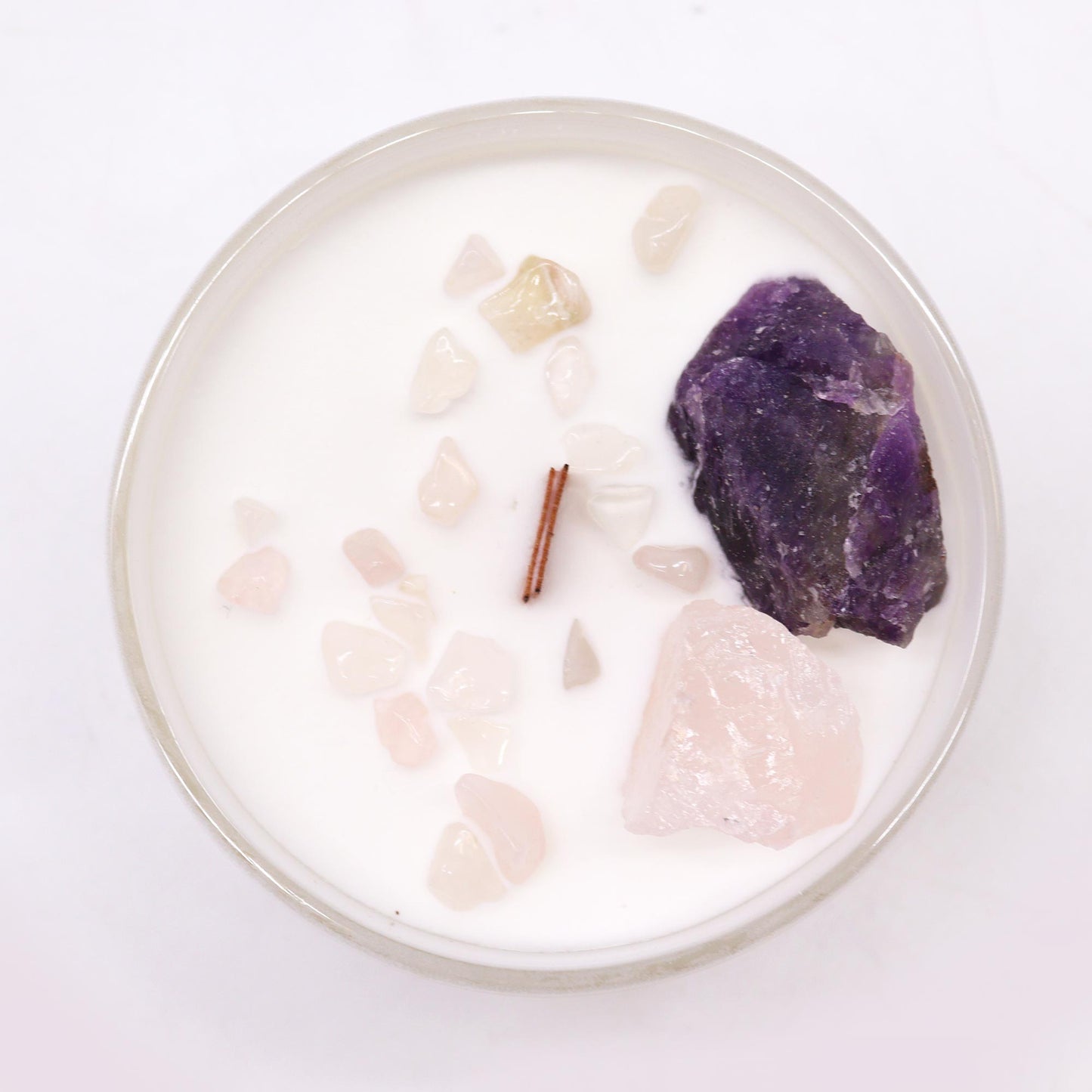 Bougies en cristal de chakra - Chakra du troisième œil