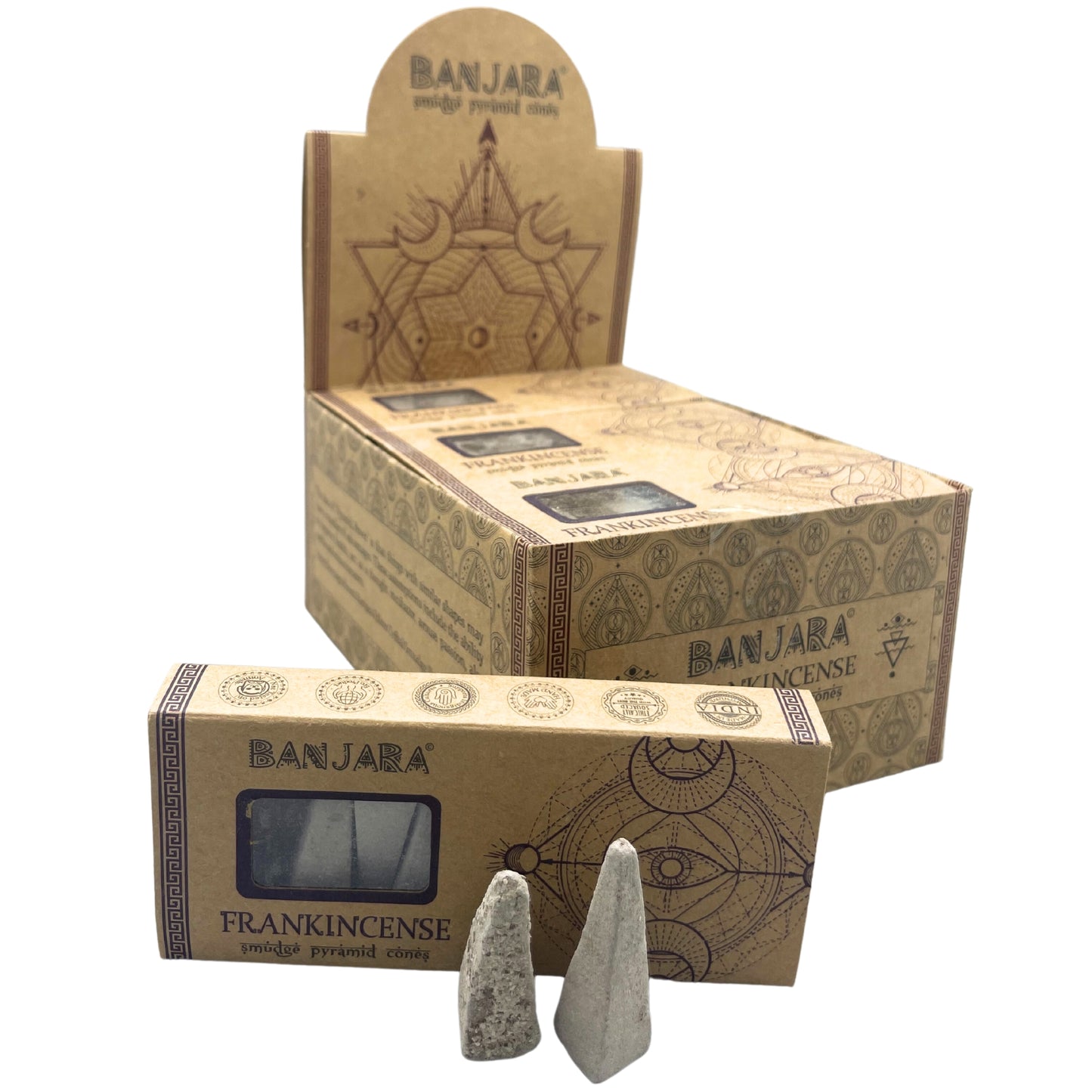 Cônes pyramidaux Banjara Smudge - Encens