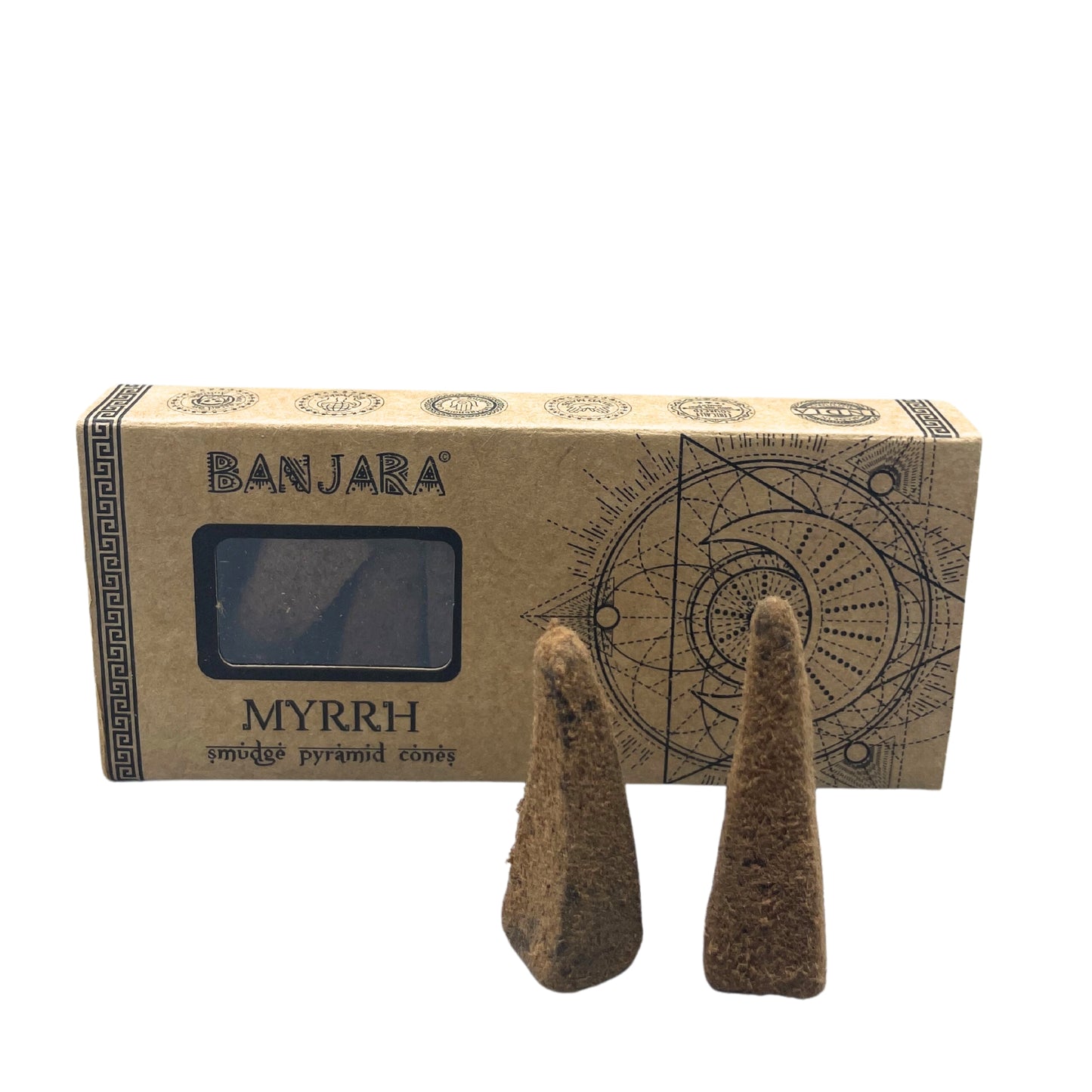 Cônes pyramidaux Banjara Smudge - Myrrhe