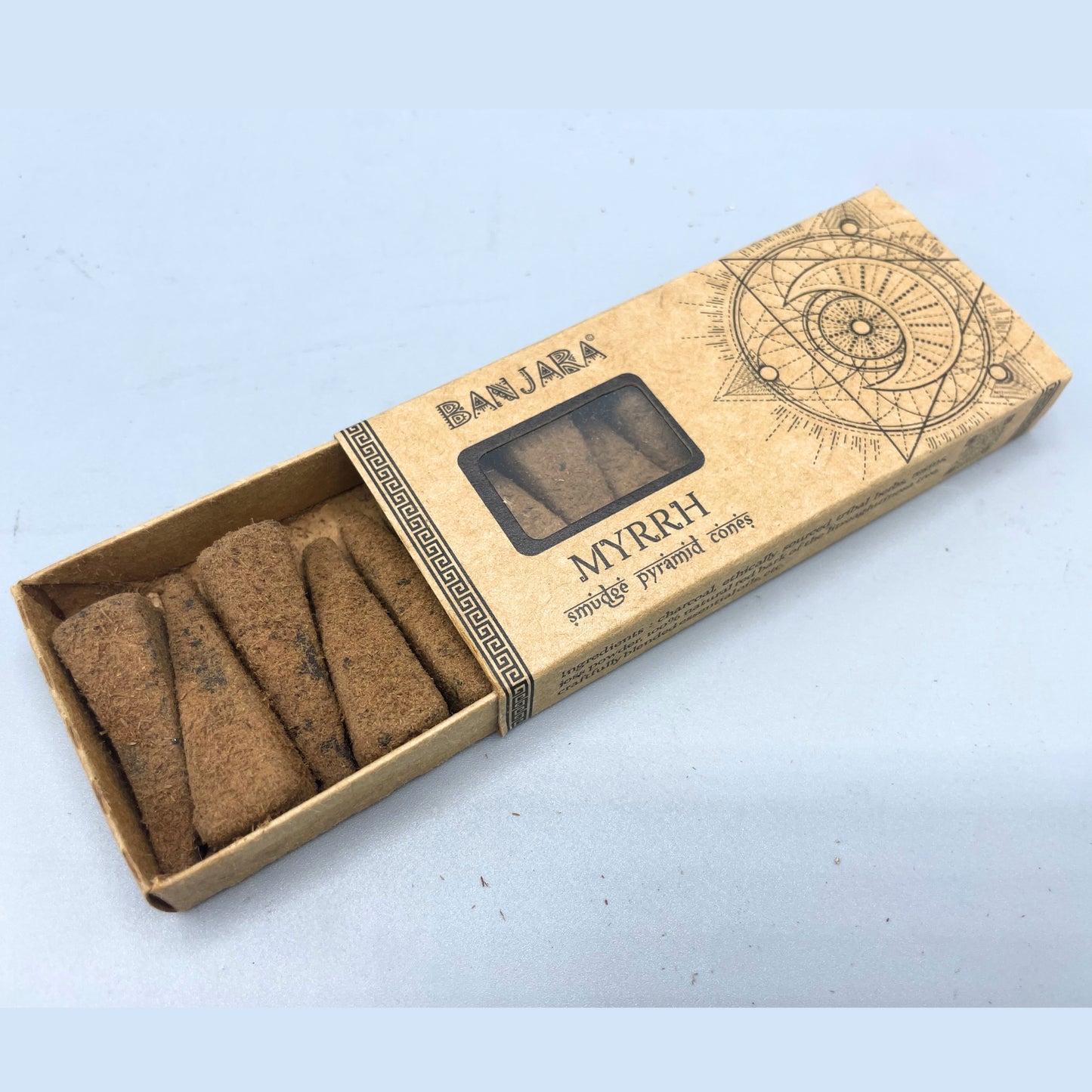 Cônes pyramidaux Banjara Smudge - Myrrhe