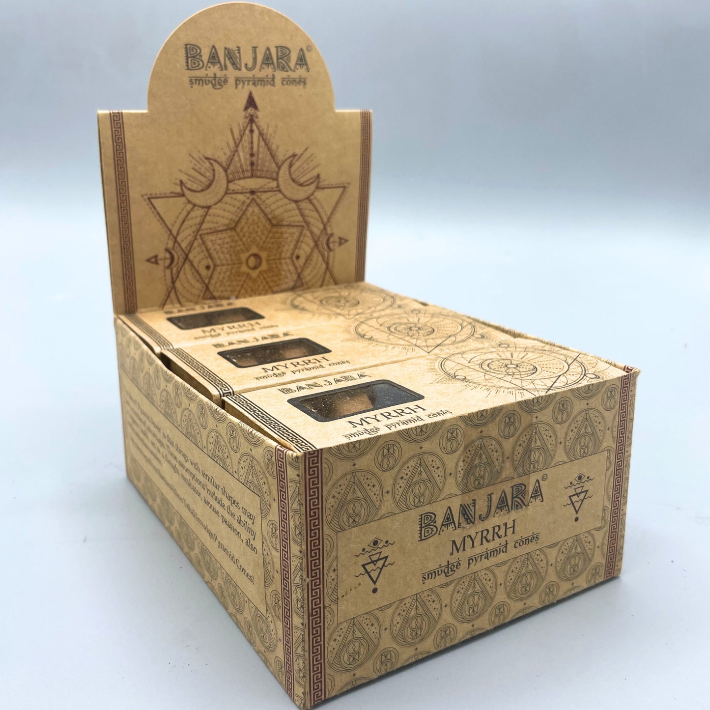 Cônes pyramidaux Banjara Smudge - Myrrhe