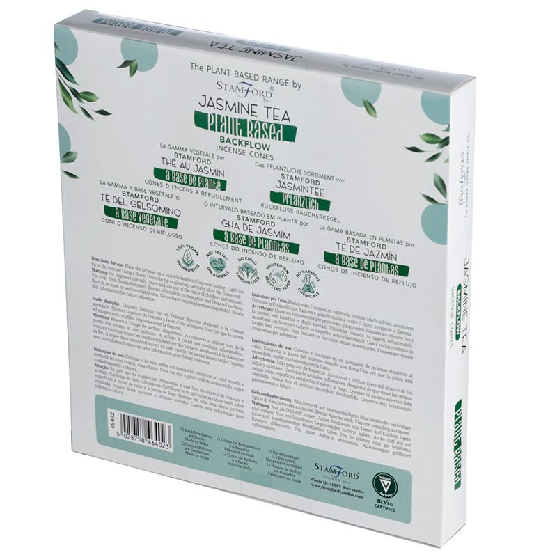 Cônes d'encens à reflux aux herbes - Thé au jasmin