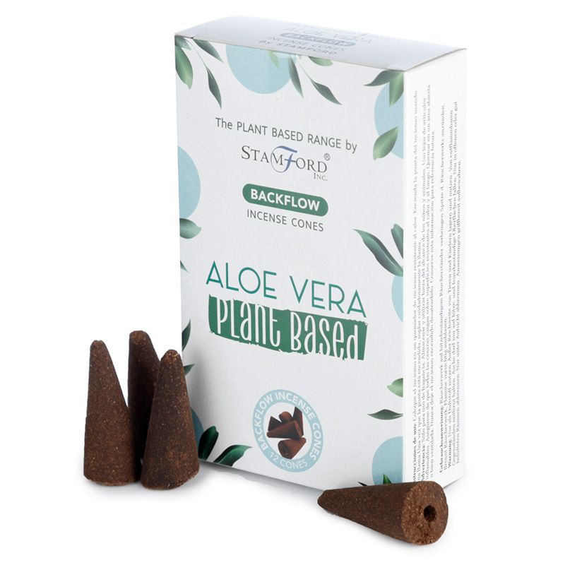Cônes d'encens à reflux aux herbes - Aloe Vera