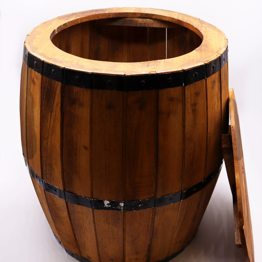 TABLE - Fût de bière de table - Naturel