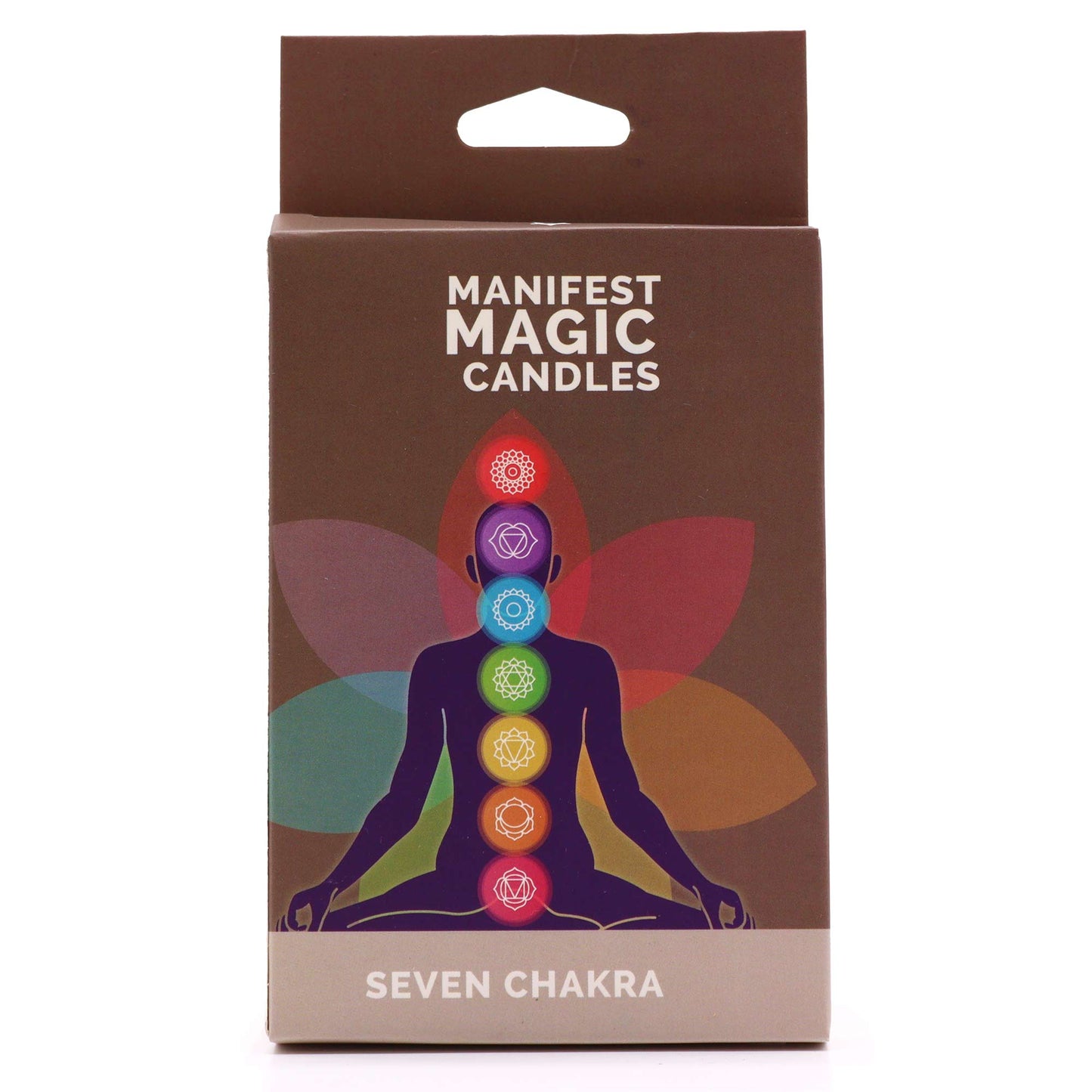 Bougies Manifeste des Sept Chakras (pack de 7)