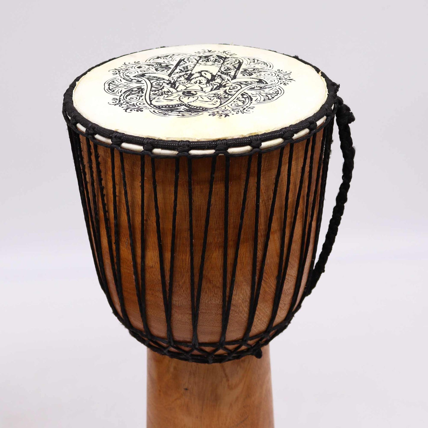 Djembé fait main avec table large - 50 cm