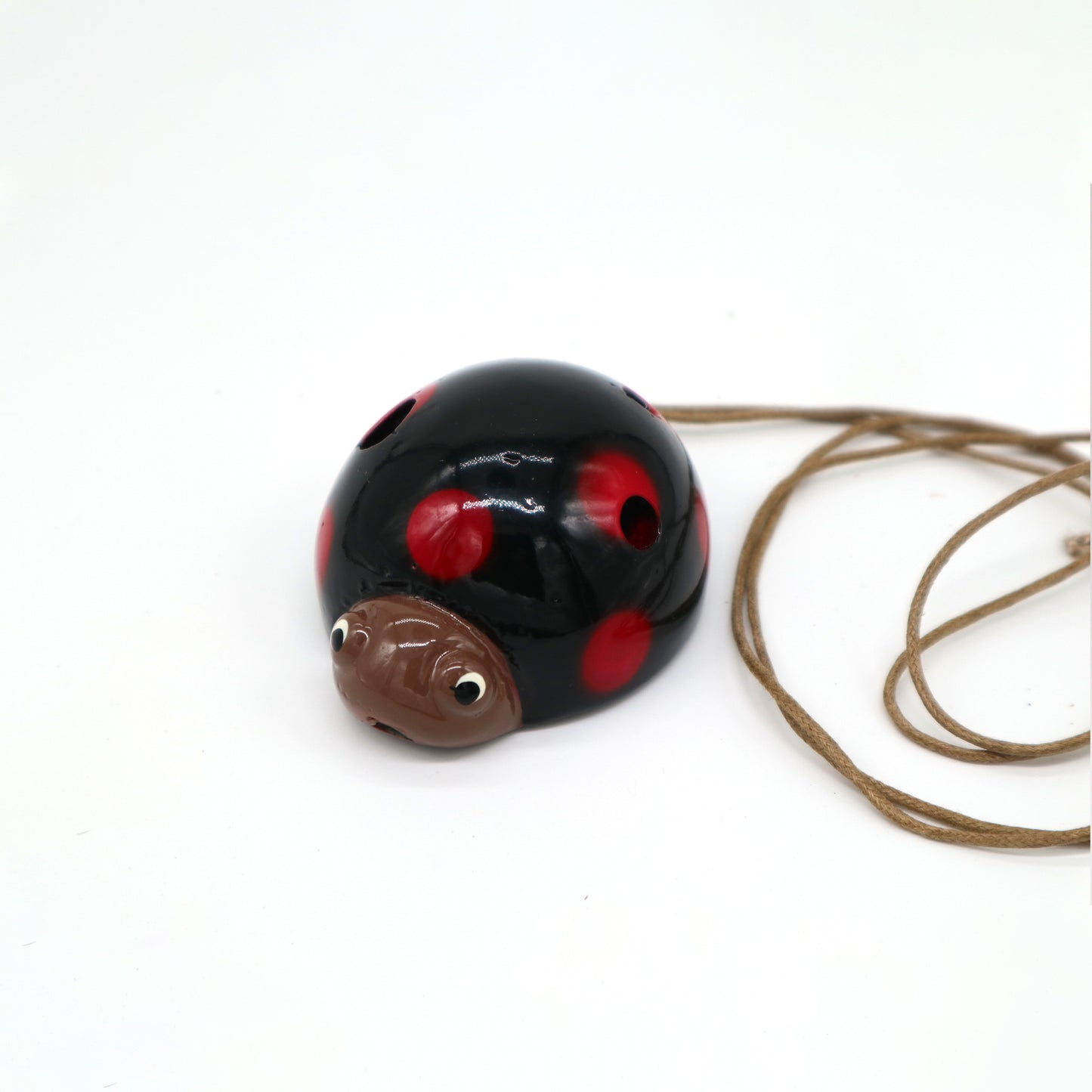 Ocarina musical animalier - Coccinelle