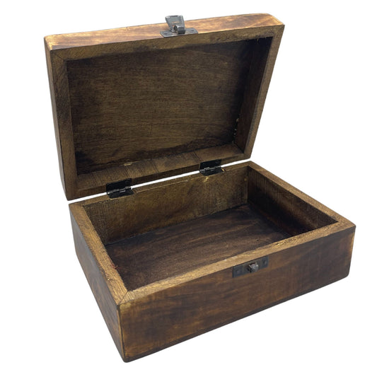 Grande boîte en céramique émaillée - 20 x 15 x 7,5 cm - Noir