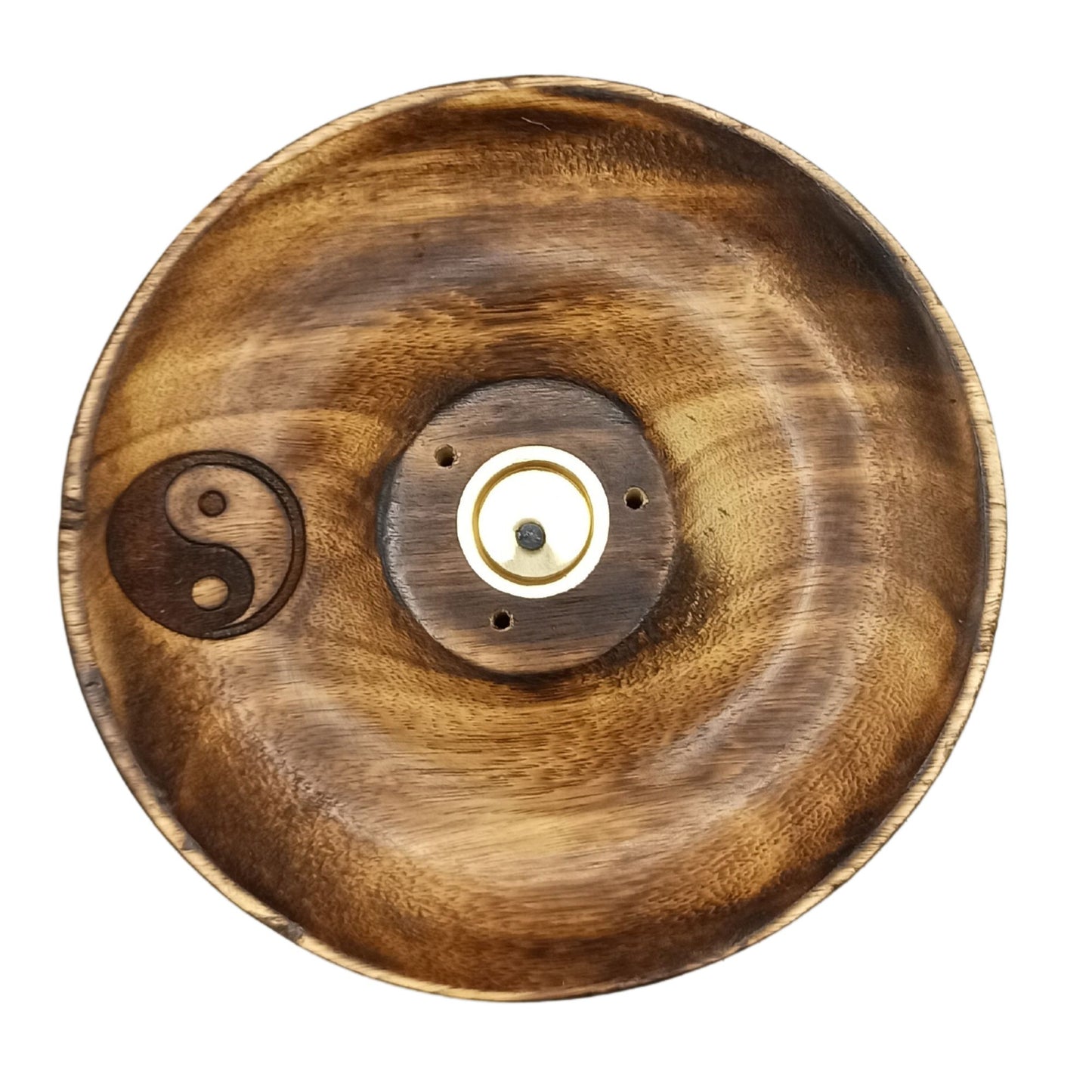 Disque porte-encens pour cônes et bâtonnets - Ying &amp; Yang