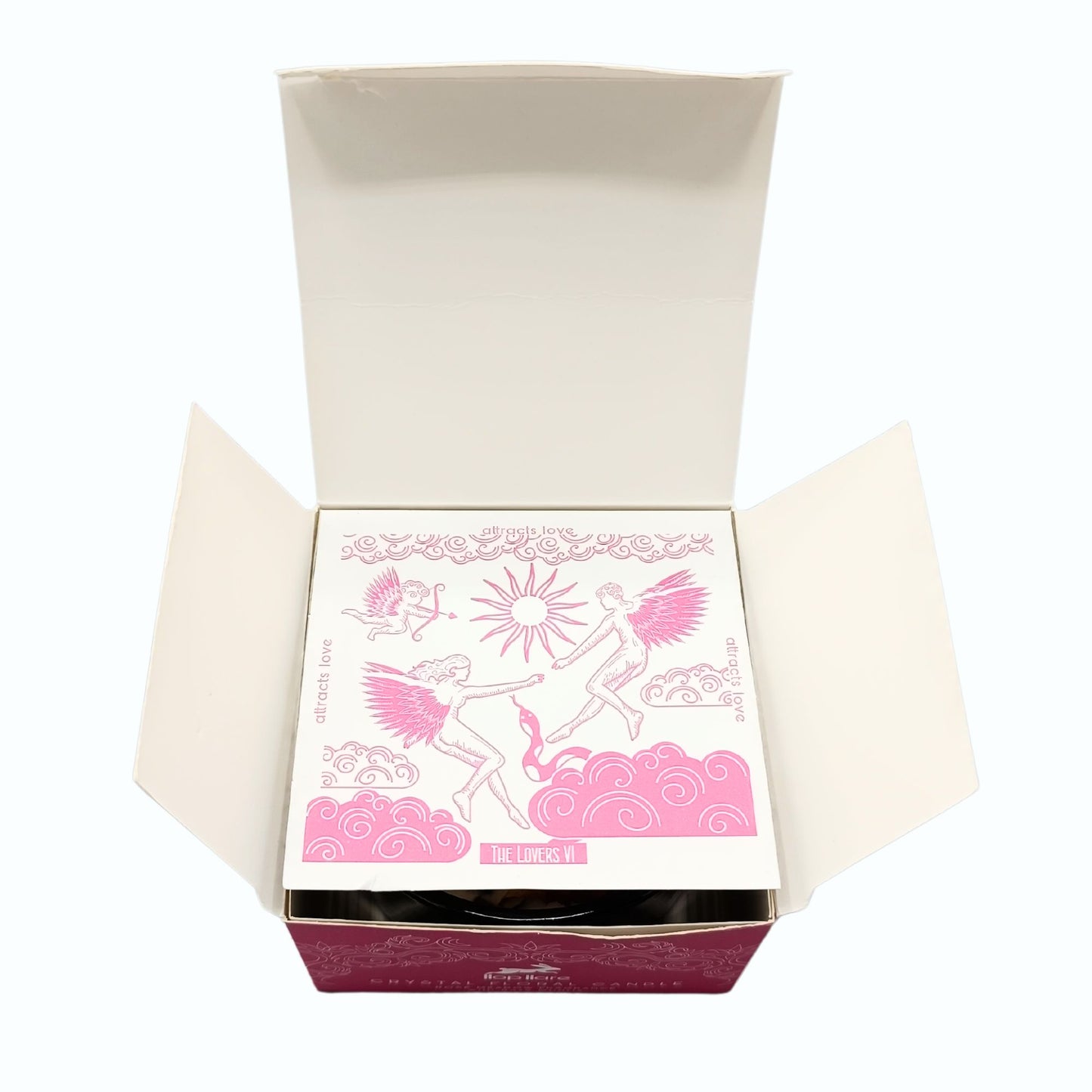 Bougie Fleur Magique en Cristal Hop Hare - Les Amoureux