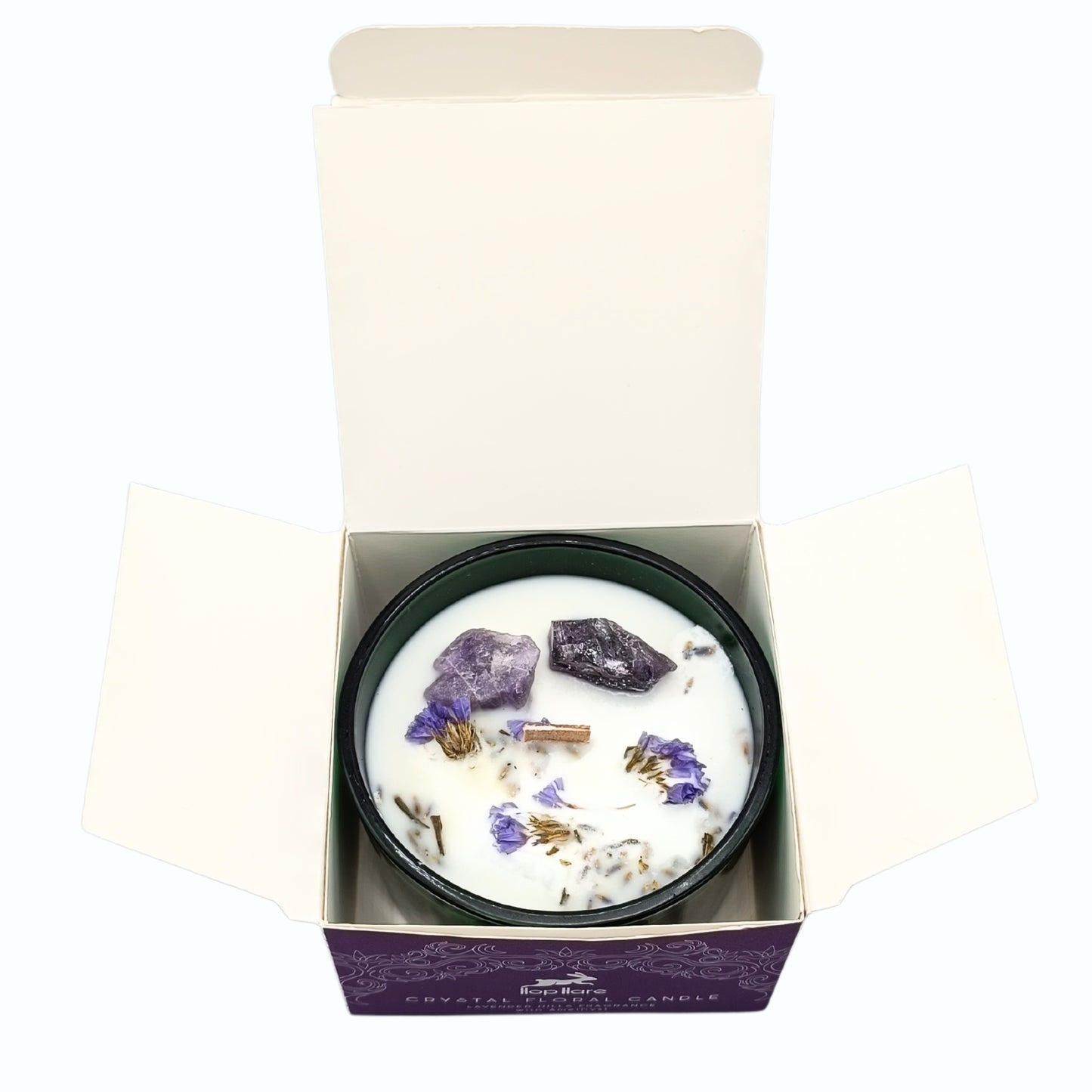 Bougie Fleur Magique en Cristal Hop Hare - Lune