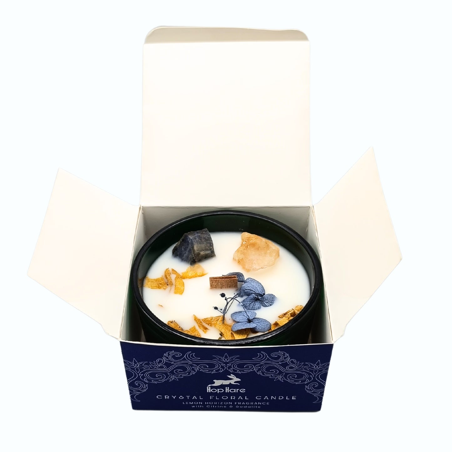 Bougie Fleur Magique en Cristal Hop Hare - Soleil