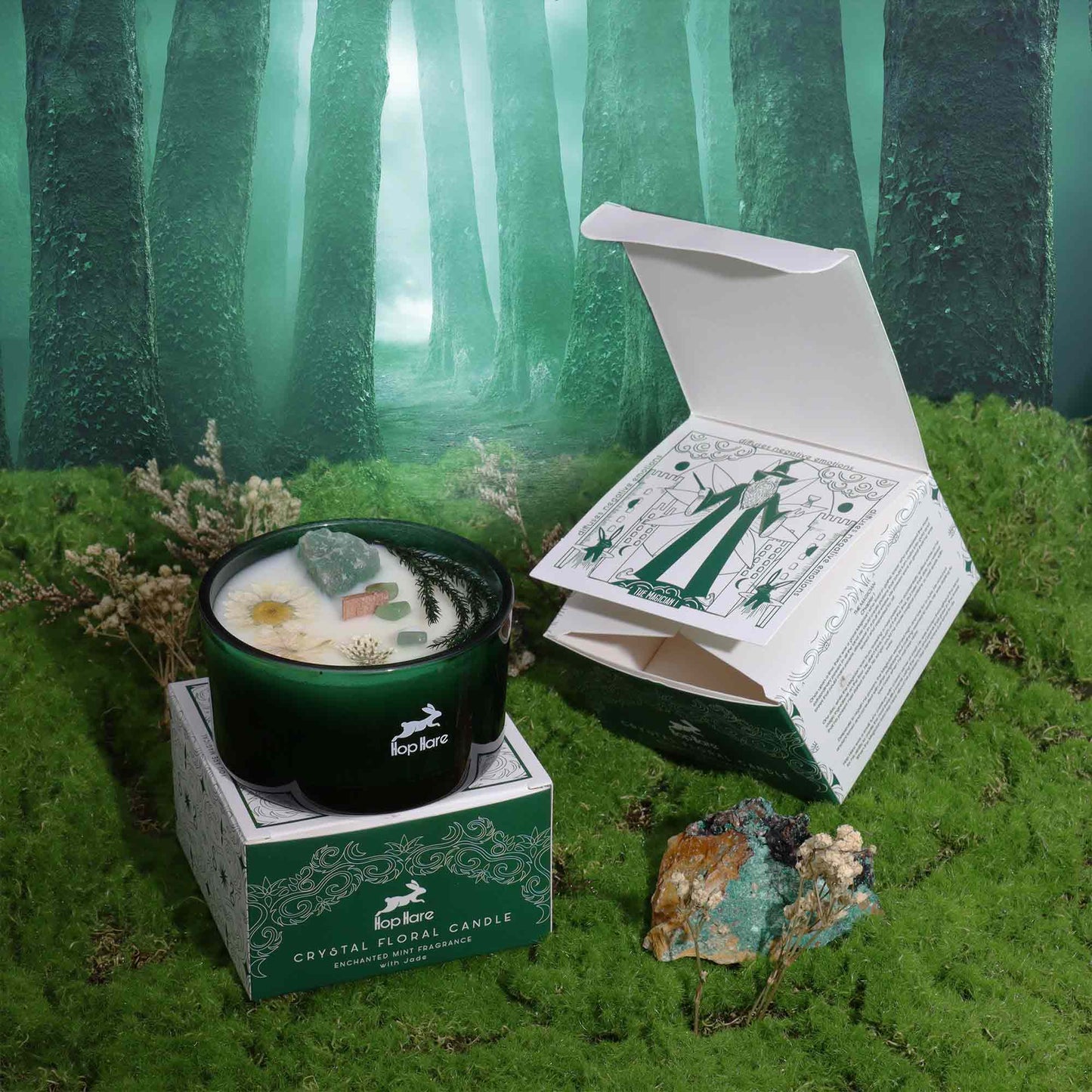 Bougie Fleur Magique en Cristal Hop Hare - Wizard