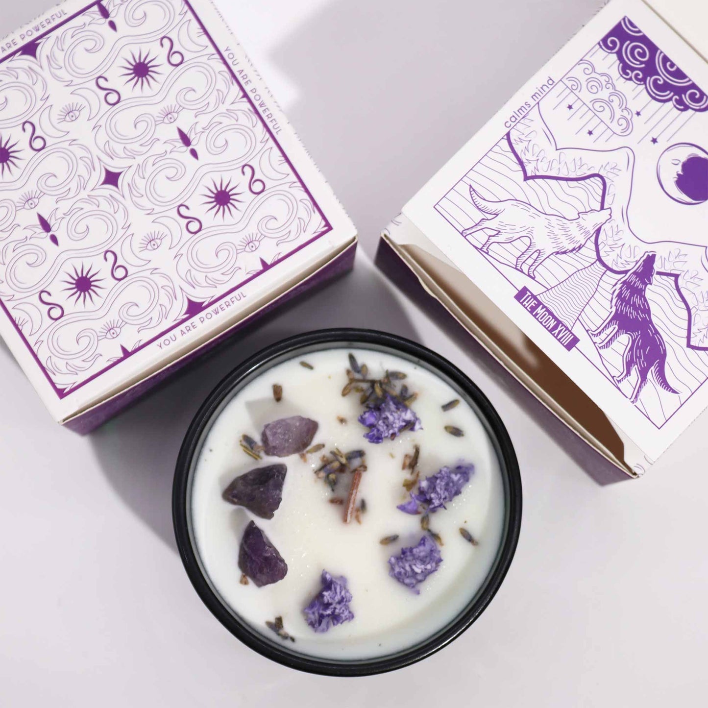 Bougie Fleur Magique en Cristal Hop Hare - Lune