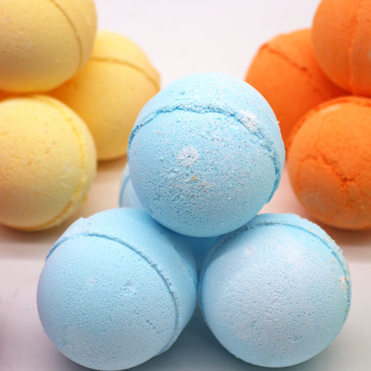 Bombe de bain à la lavande et à la marjolaine