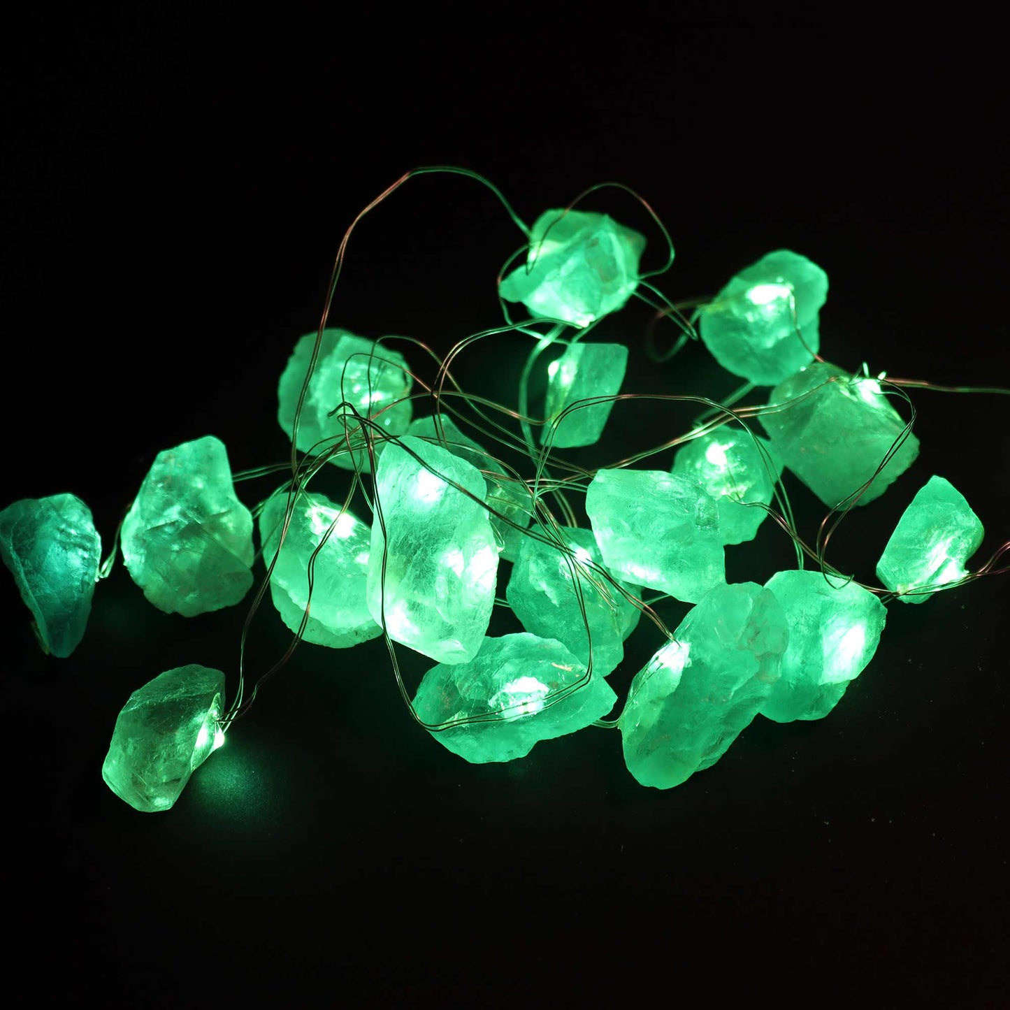 Lumières d'enchantement de pierres précieuses - Cristal de jade