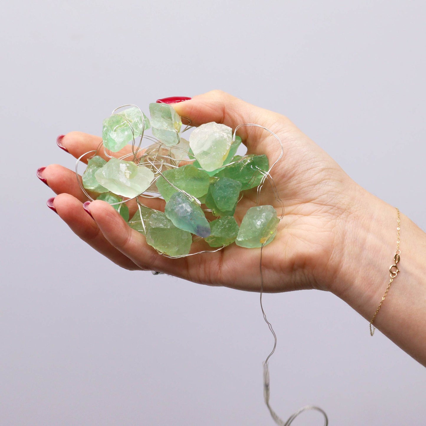 Lumières d'enchantement de pierres précieuses - Cristal de jade