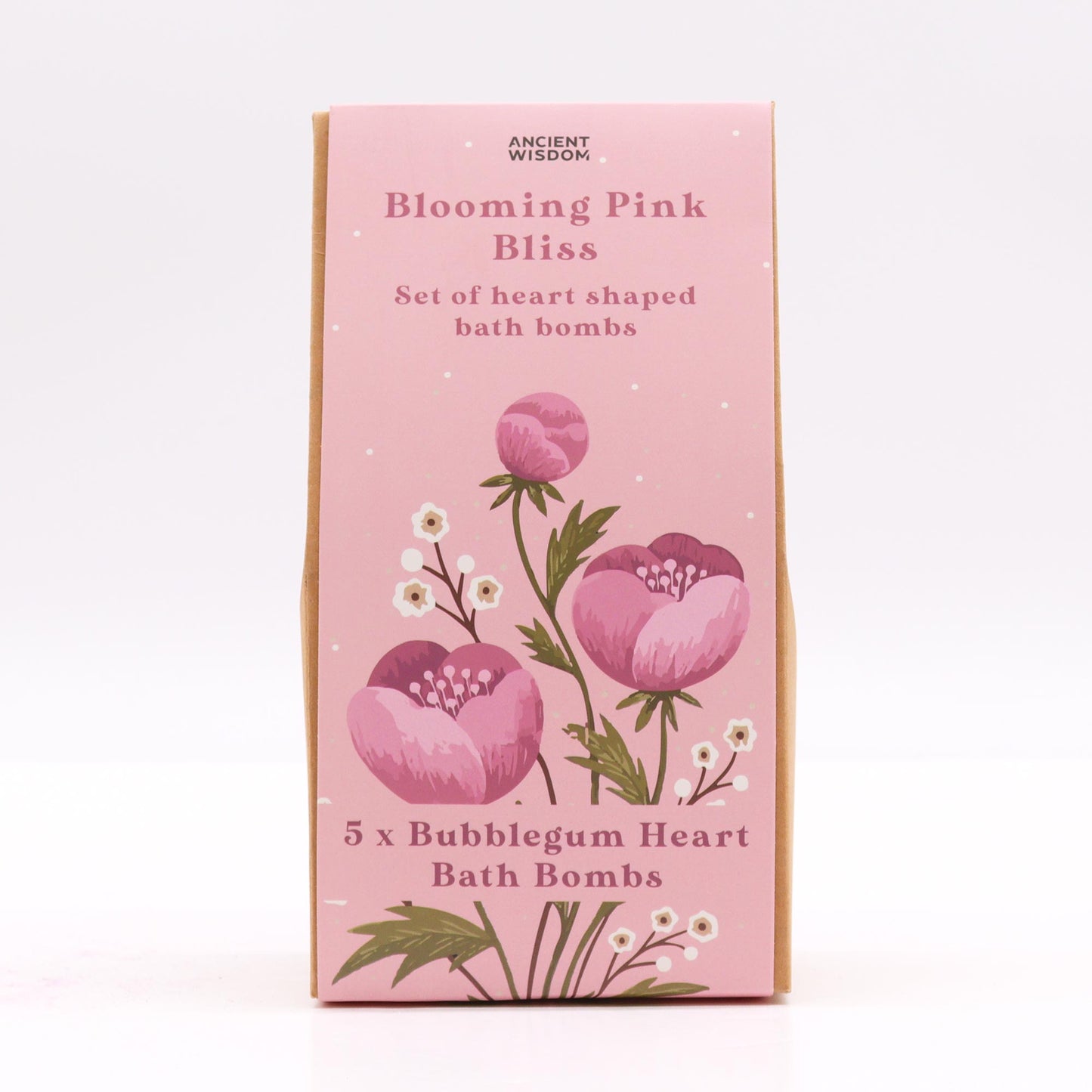 Coffret de bombes de bain Blooming Pink Happiness Heart