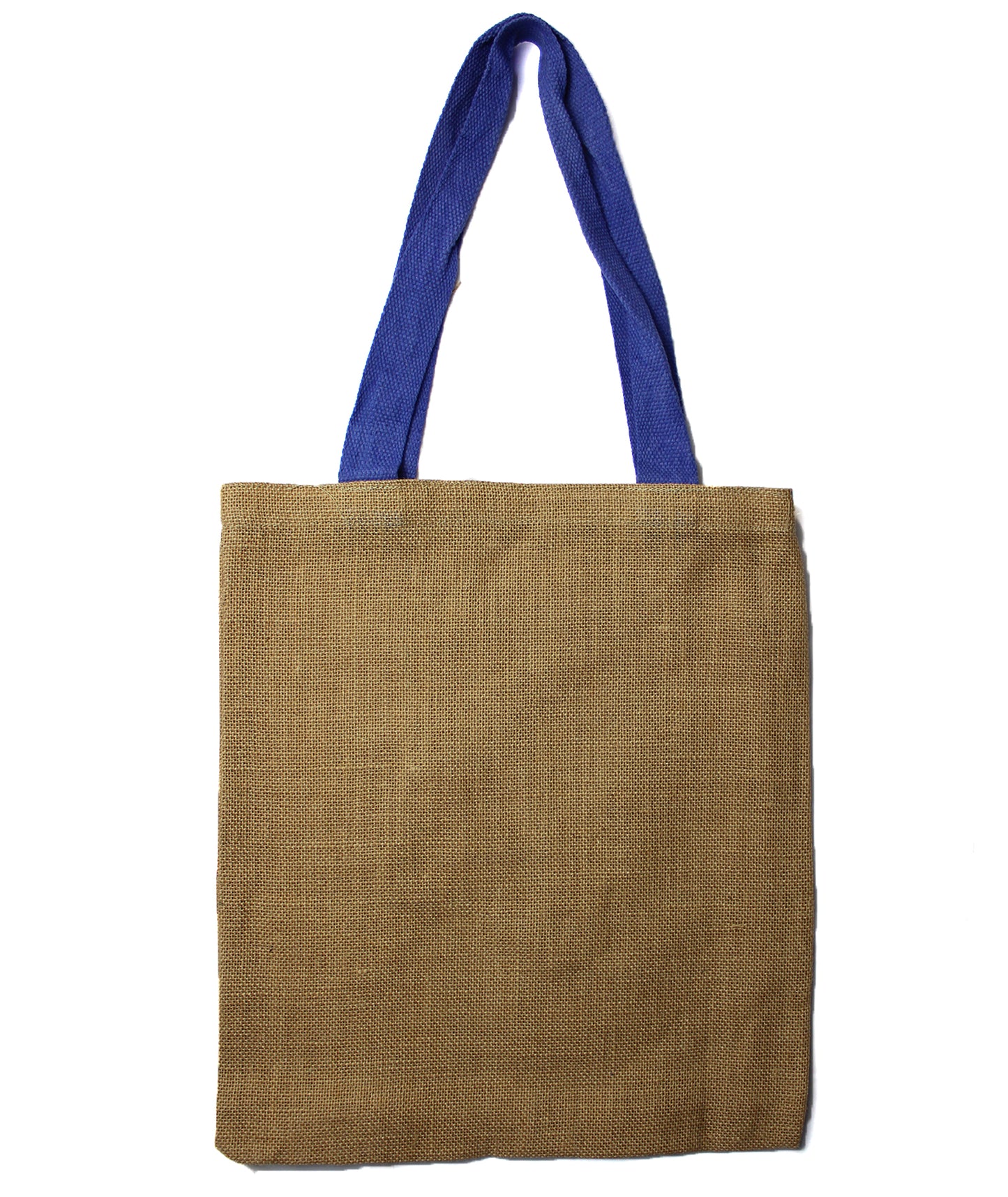 Grand sac en jute - 5 anses colorées