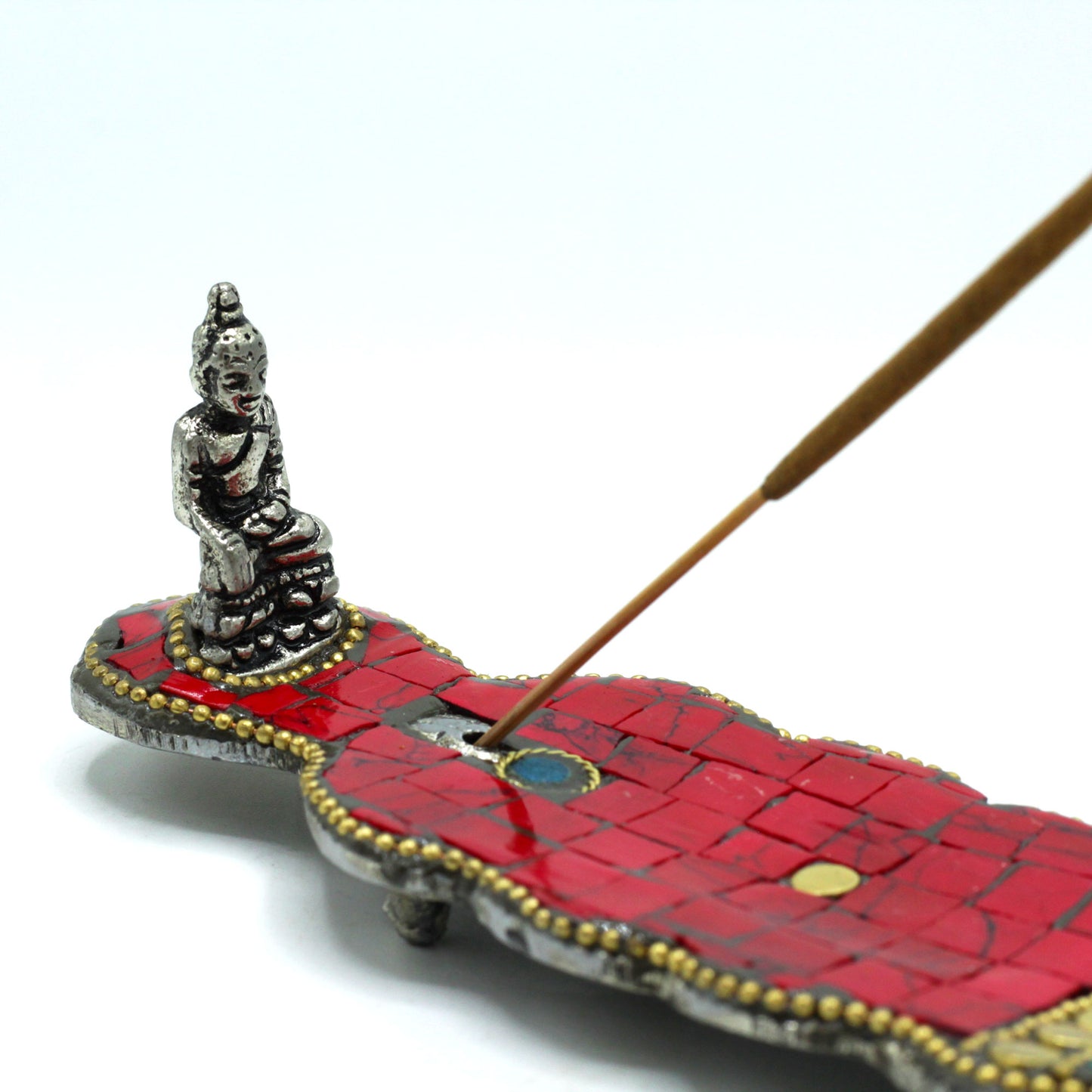 Porte-encens tibétain Long Dague Bouddha