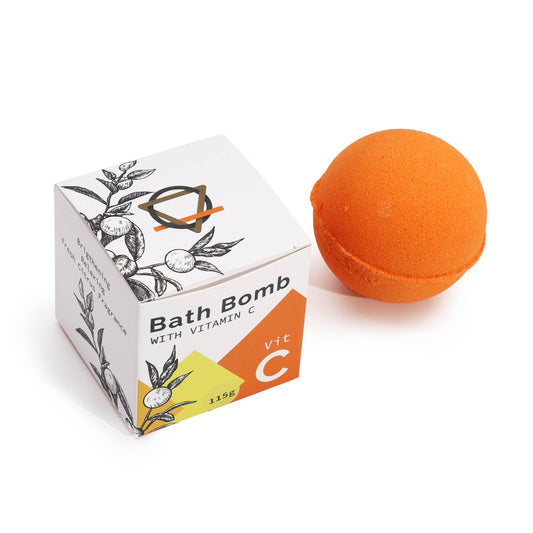 Bombe de bain à la vitamine C et aux huiles essentielles