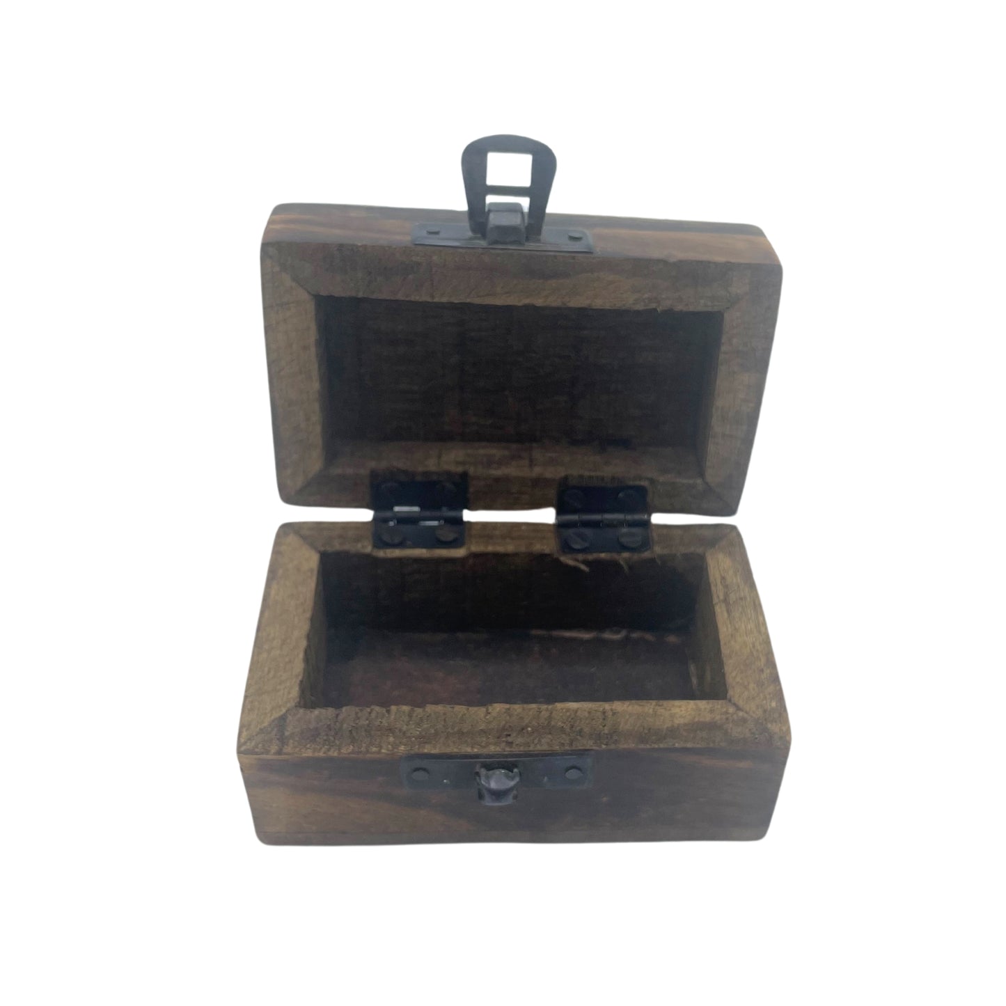 Pilulier en bois 9 x 5 x 4 cm - Couleurs unies en céramique - Assortiment