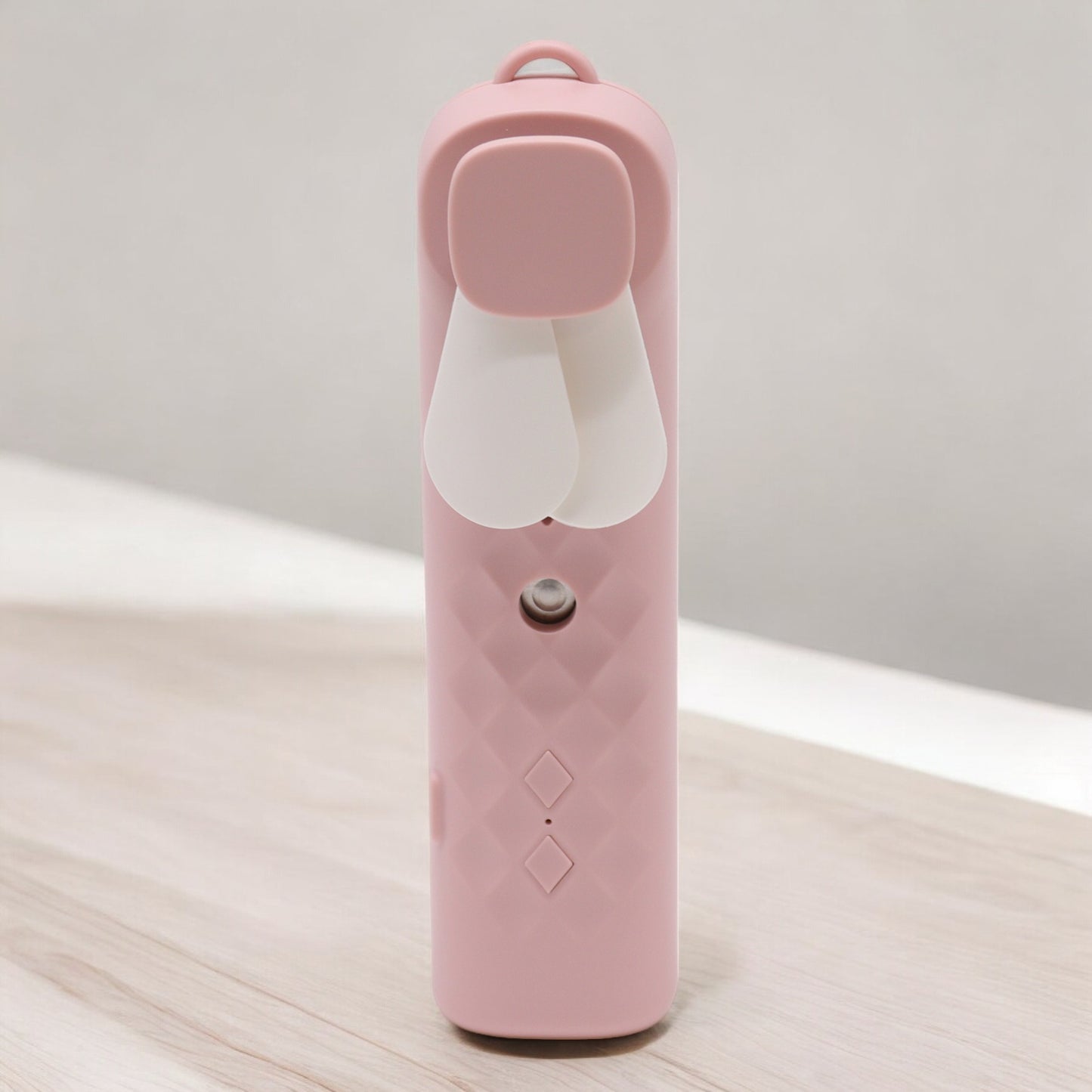 Ventilateur et pulvérisateur facial USB rose