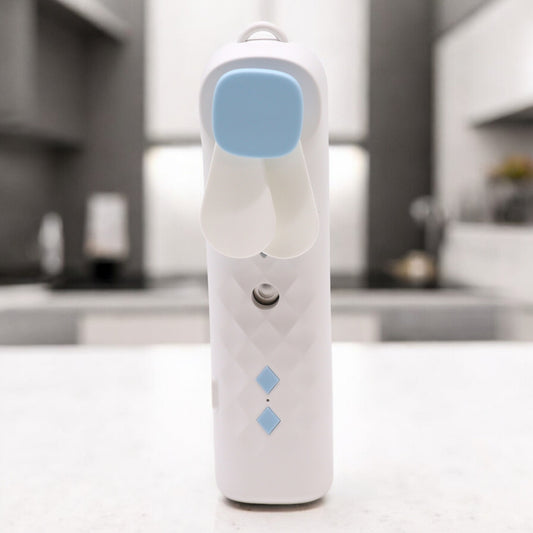 Ventilateur et pulvérisateur facial USB blanc
