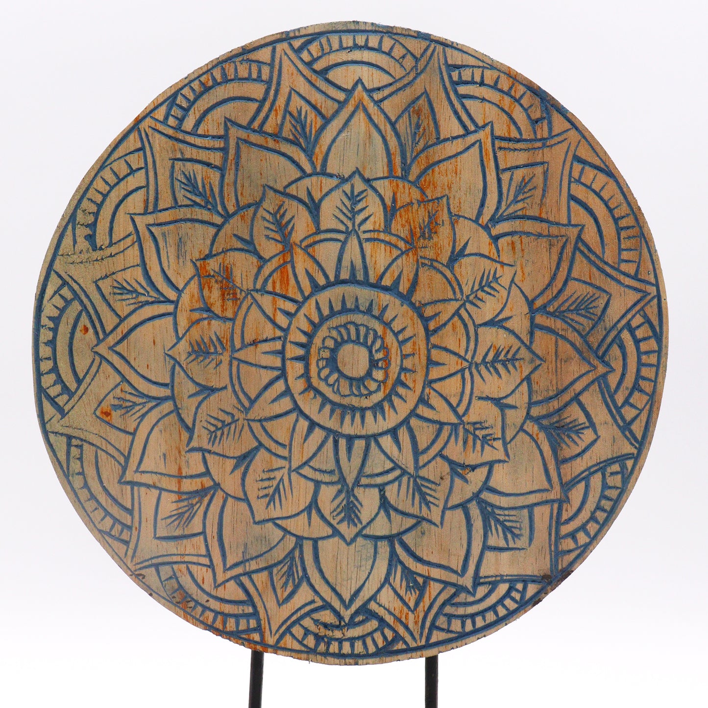 Coffret Feng Shui Bouddha - Mandala Floral - Bleu
