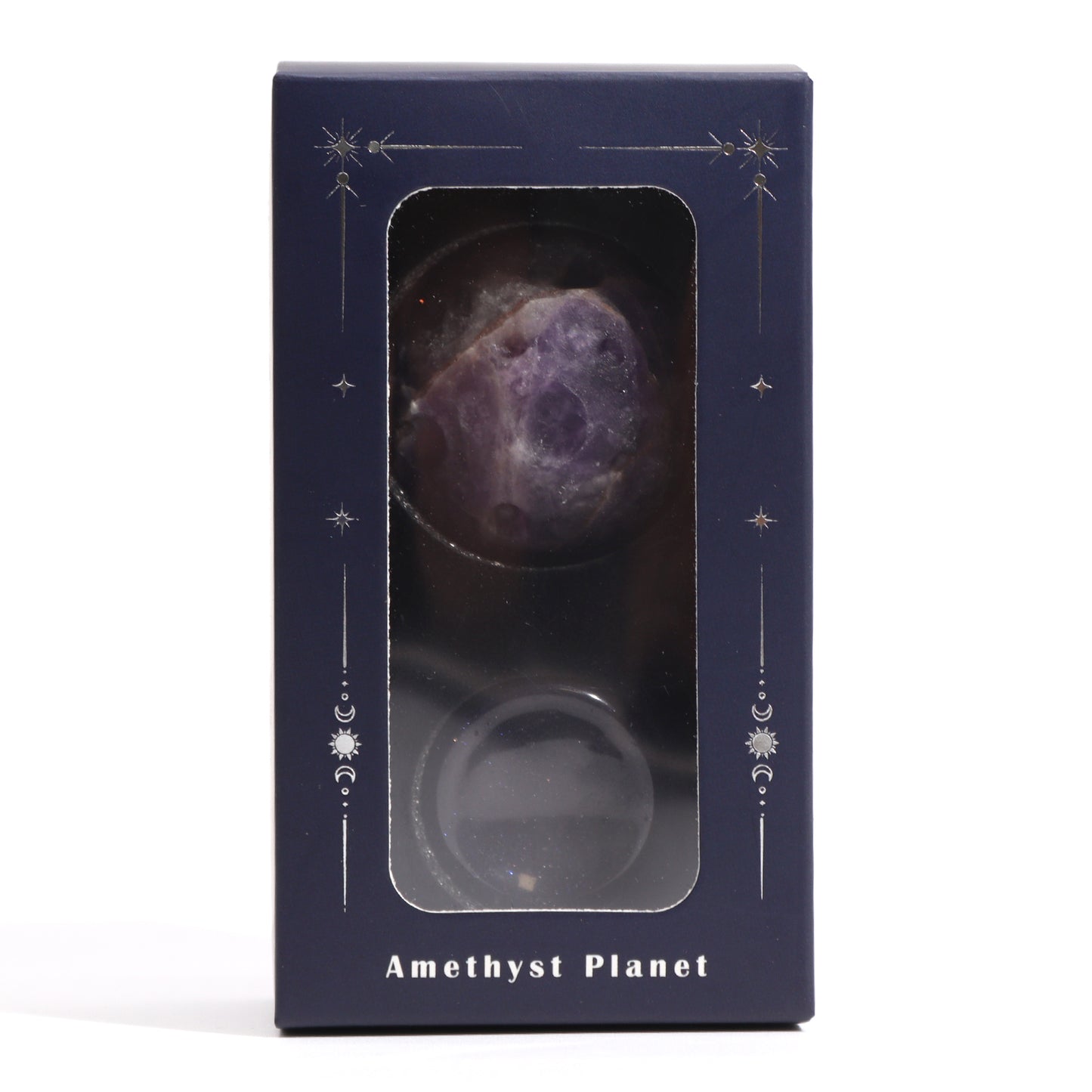 1x Planète Améthyste avec support solaire (JUPITER) - 40 mm