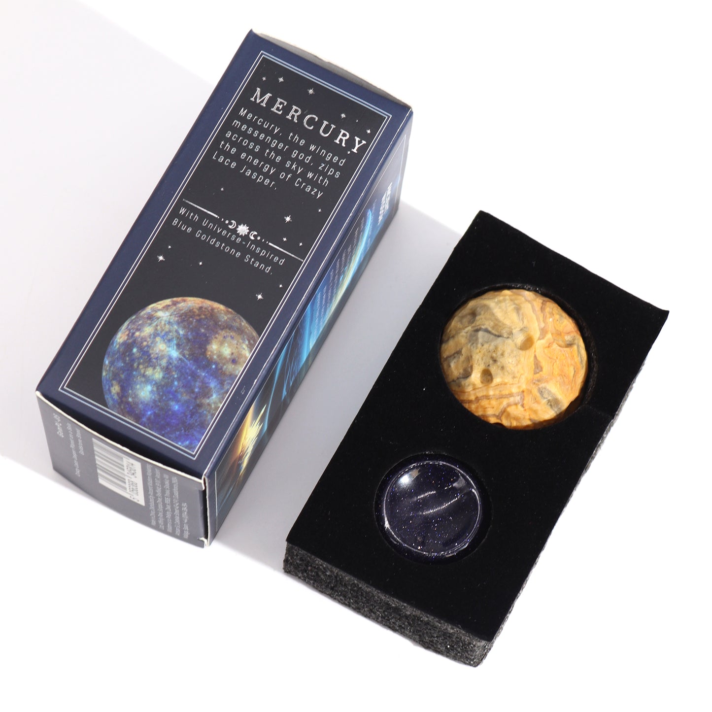 1x Planète Jasper avec support solaire (MERCURY) - 40 mm