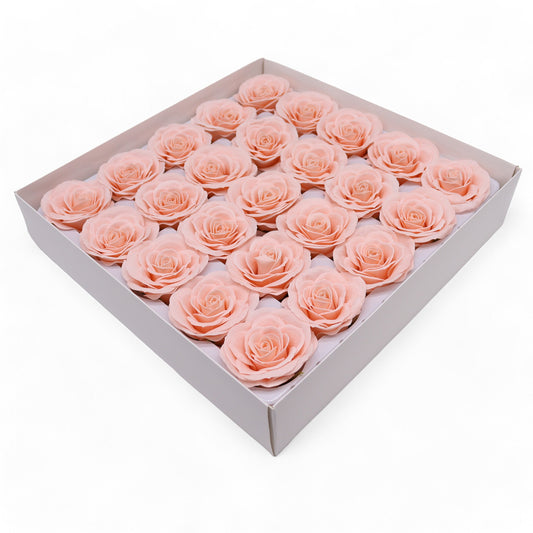 Fleur de savon artisanale - Rose vintage - Rose